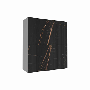 Верхний шкаф Монца Кварц черный ВПГПМ 800