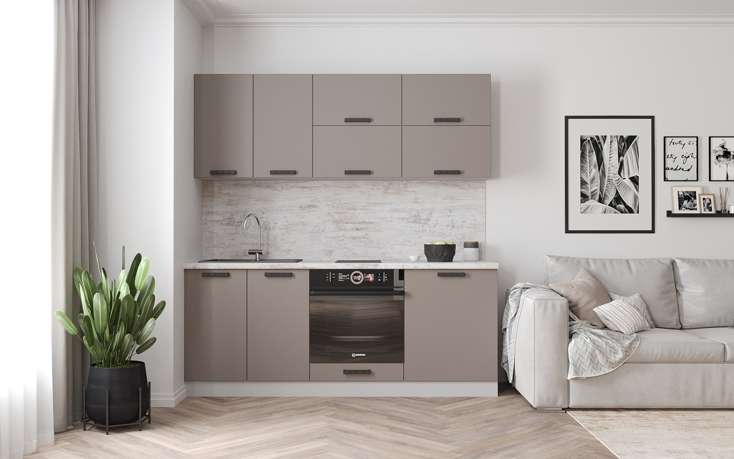 Бесплатный 3D проект кухни!