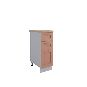 Стол Квадро Персик софт СЯШ 300