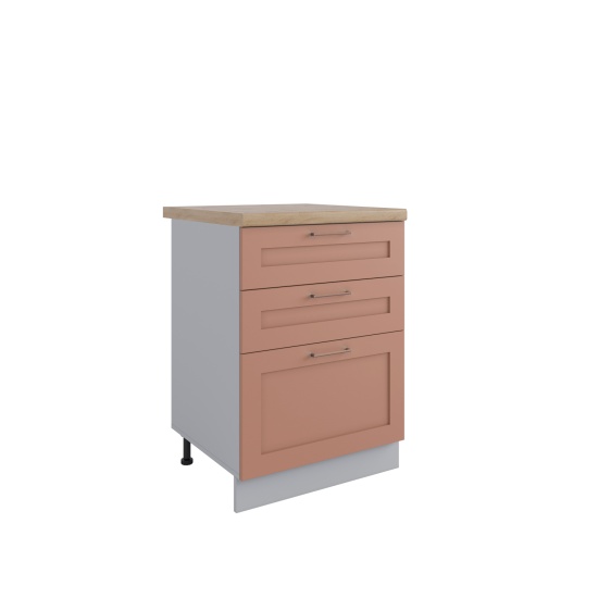 Стол Квадро Персик софт СЯШ 600