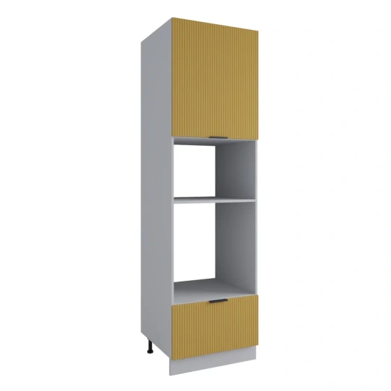 Пенал с нишей под духовку и СВЧ Фенис 3Д Голд ПНС 600