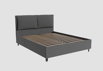 Кровать Венеция (М) 1600x2000 Графит Софт с подъемным механизмом