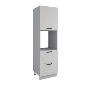 Пенал с нишей под духовку и ящиками Ройс Бежевый Скин ВПНЯ 600