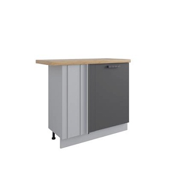 Стол Ройс Графит софт МСУ 1000 стыковка с глубиной 330