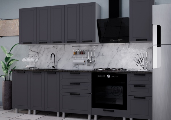 Модульная кухня Лилия Сталь