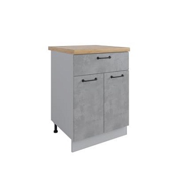 Стол Лофт Бетон светлый С1ЯШ 600