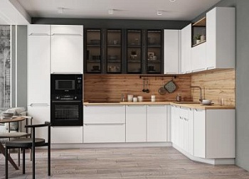 Модульная кухня Тренто Белый Эмалит