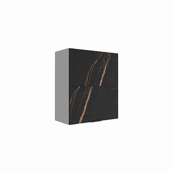 Верхний шкаф Монца Кварц черный ПГПМ 600