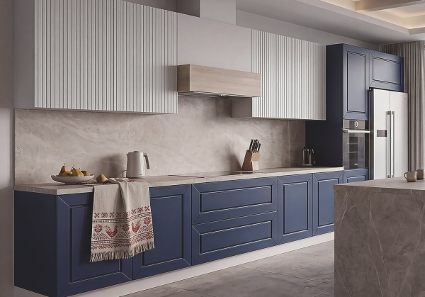 Модульная кухня Лилия Королевский синий