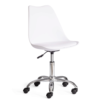 Офисное кресло TULIP (mod.106-1) White (белый) / Chrome (хром)