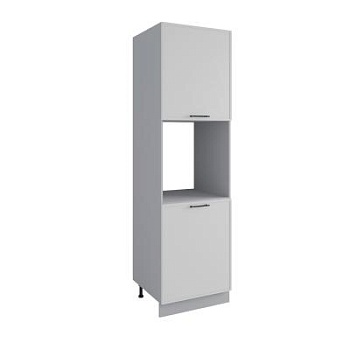 Пенал с нишей под духовку Марта Белый Скин ПН 600