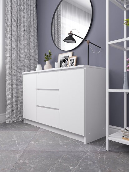 МС Мори Комод МК 1200.3 (МП/3) Белый