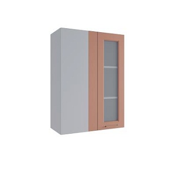 Верхний шкаф Квадро Персик софт ВПУС 650