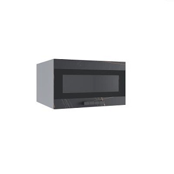 Верхний шкаф Ройс Кварц черный ГПГСФ 600