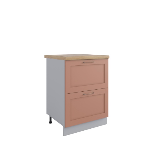 Стол Квадро Персик софт СК2 600