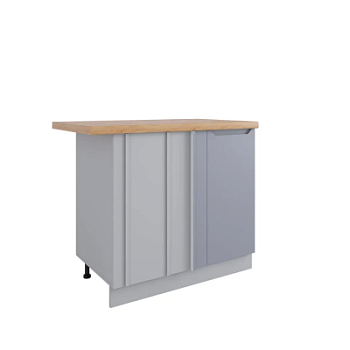 Стол Тренто Серый эмалит СУ 1000 левый