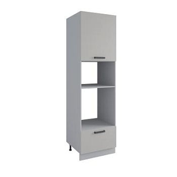 Пенал с нишей под духовку и СВЧ Ройс Бежевый Скин ПНС 600