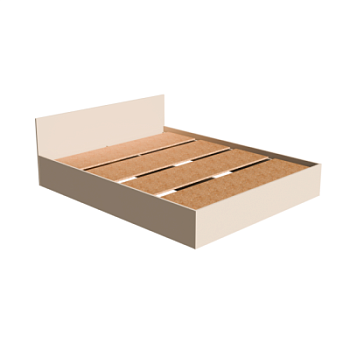 МС Мори Кровать КРМ 1600.1 Сатин