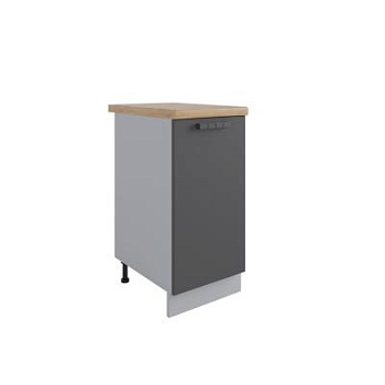 Стол Ройс Графит софт С 400