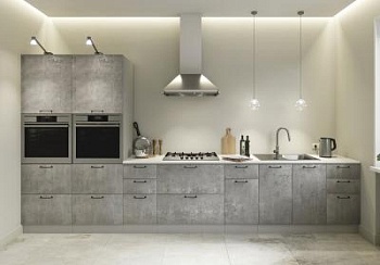 Модульная кухня Лофт Бетон светлый