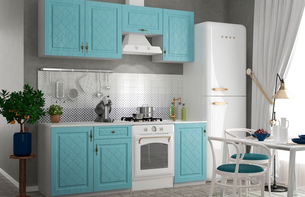 Модульная кухня Гранд Зелёный