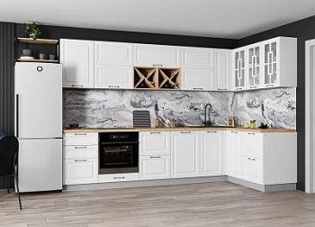 Модульная кухня Гарда Белый Эмалит