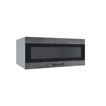 Верхний шкаф Лофт Бетон тёмный ГПГСФ 800