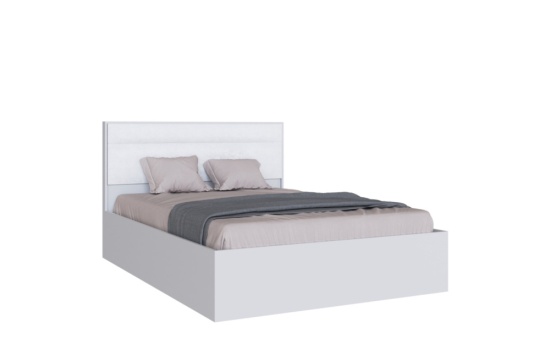 Спальня Леньяна Корпус кровати 1,4 белый