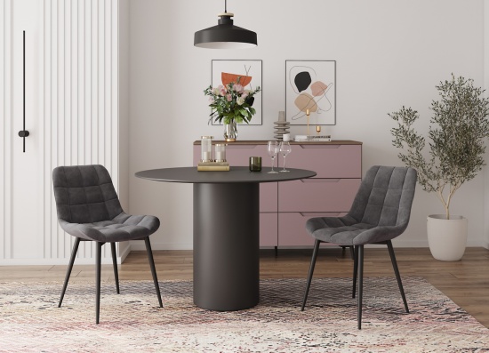 Стул Президент (Комплект 2 шт) Графит Софт