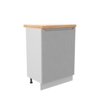 Стол Тренто Штукатурка серая МС 601 левый