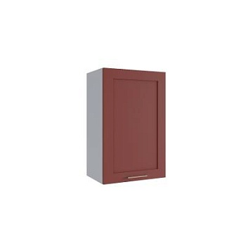 Верхний шкаф Квадро Красная кожа П 450