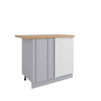 Стол Тренто Белый эмалит СУ 1000 левый