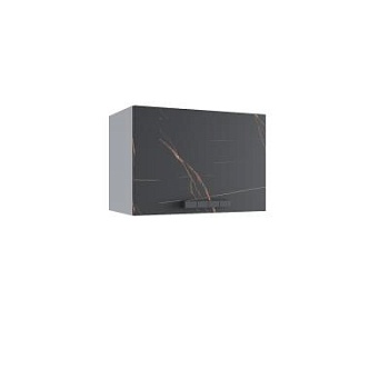Верхний шкаф Ройс Кварц черный ПГ 500