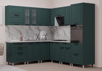 Модульная кухня Астра Изумруд