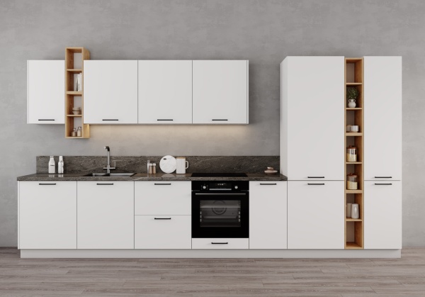 Модульная кухня Фортуна Белый